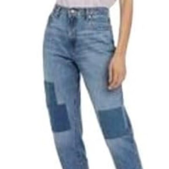 Universal Thread Women's High-Rise Boyfriend Jeans Medium Wash 4/27, Medium Blue - Picture 1 of 8